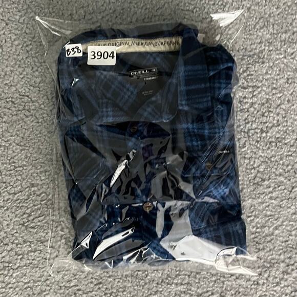 O'Neill Shirt Boys XL Navy Blue Super Fleece Snap Front Standard Fit Outdoorsy - Picture 11 of 11